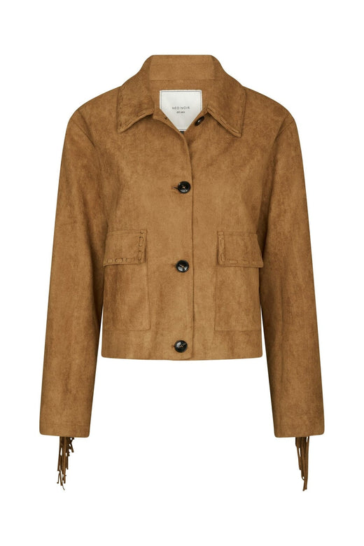 Neo Noir - Lauron Faux Suede Jacket 165915 - 604 - Cognac