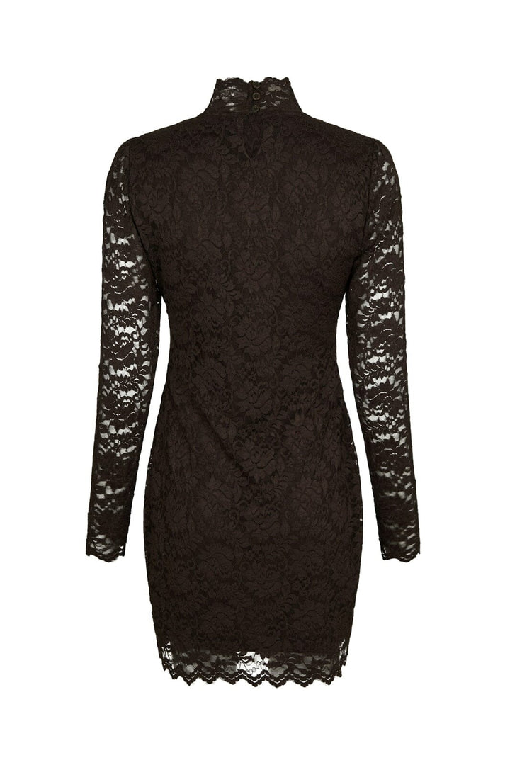 Neo Noir - Lizette Laceflower Dress 166638 - 584 - Chocolate Brown