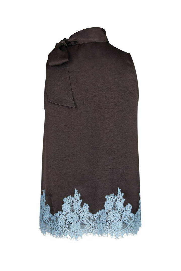 Neo Noir - Lorenz Lace Top 167826 - 676 - Dark Brown