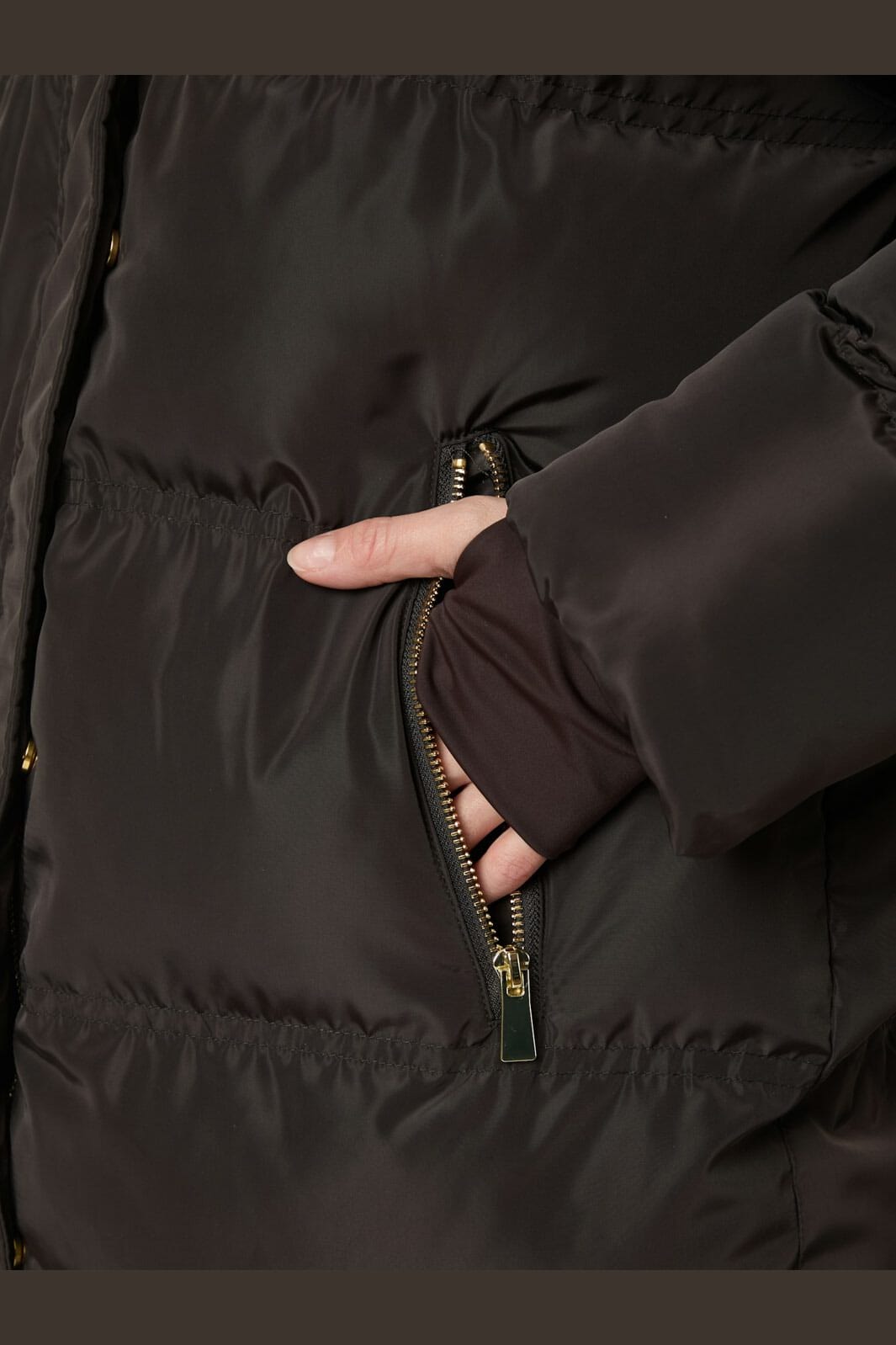 Neo Noir - Lucette Puffer Jacket 164885 - 676 - Dark Brown