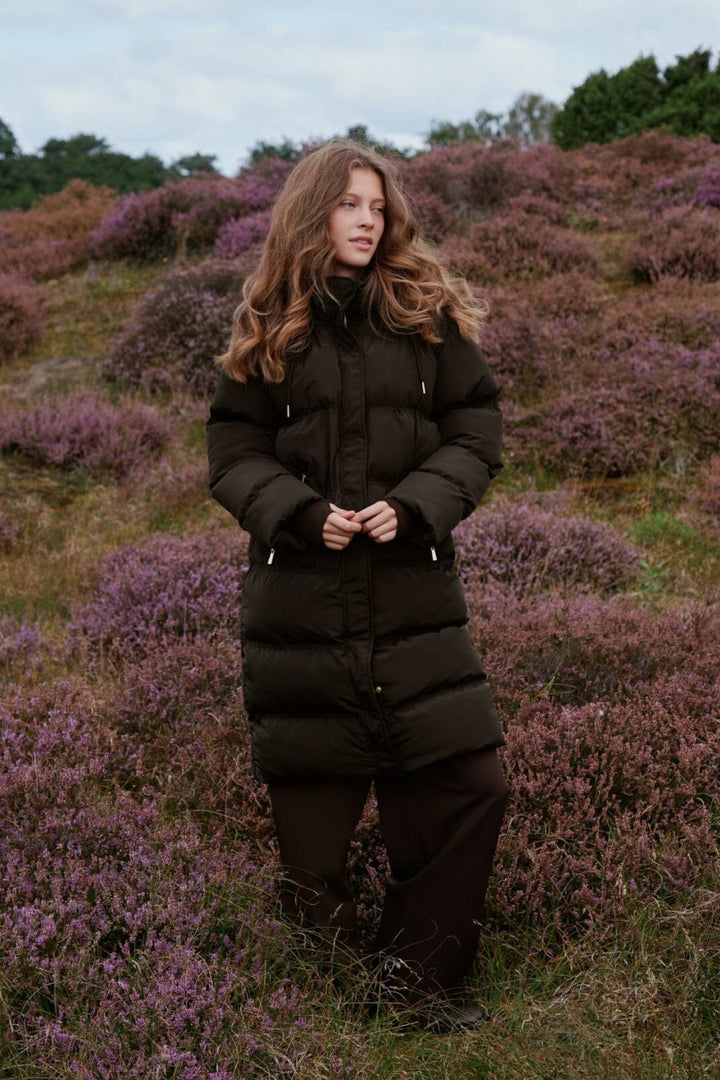 Neo Noir - Lucette Puffer Jacket 164885 - 676 - Dark Brown Jakker 