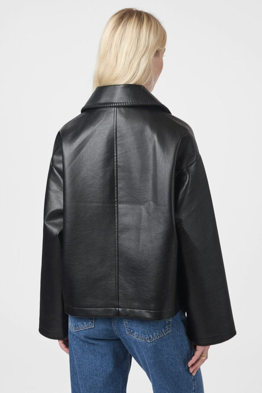 Neo Noir - Lunara Collar Stitch Jacket 165668 - 100 - Black