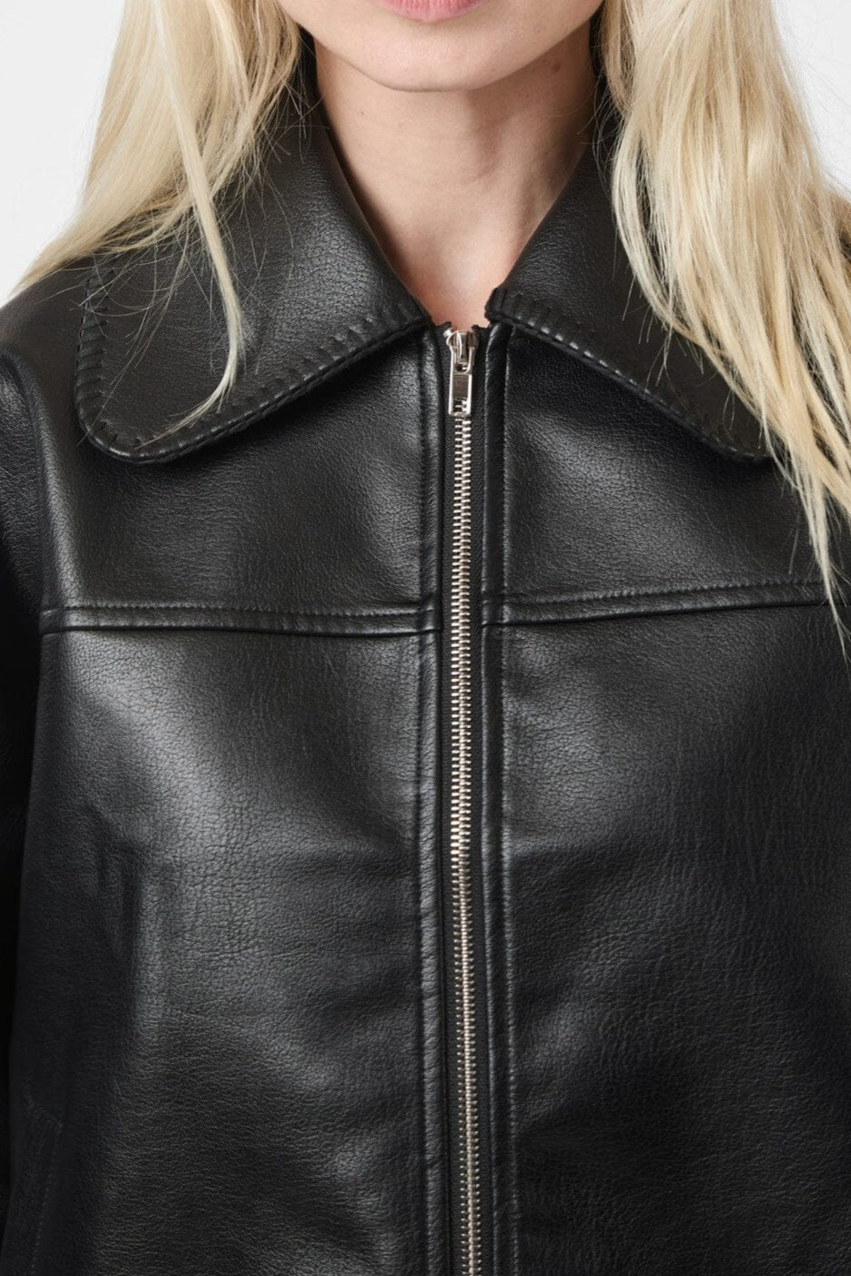 Neo Noir - Lunara Collar Stitch Jacket 165668 - 100 - Black