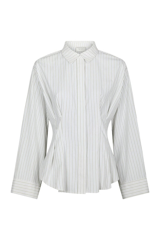 Neo Noir - Lytra Double Stripe Shirt 170120 - 667 - White Stripe