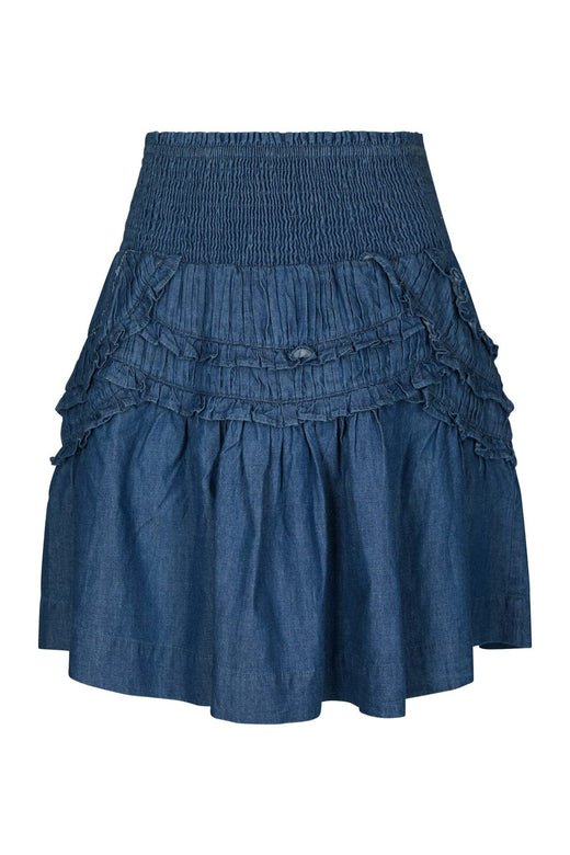 Neo Noir - Maliah Denim Skirt 168896 - 140 - Blue
