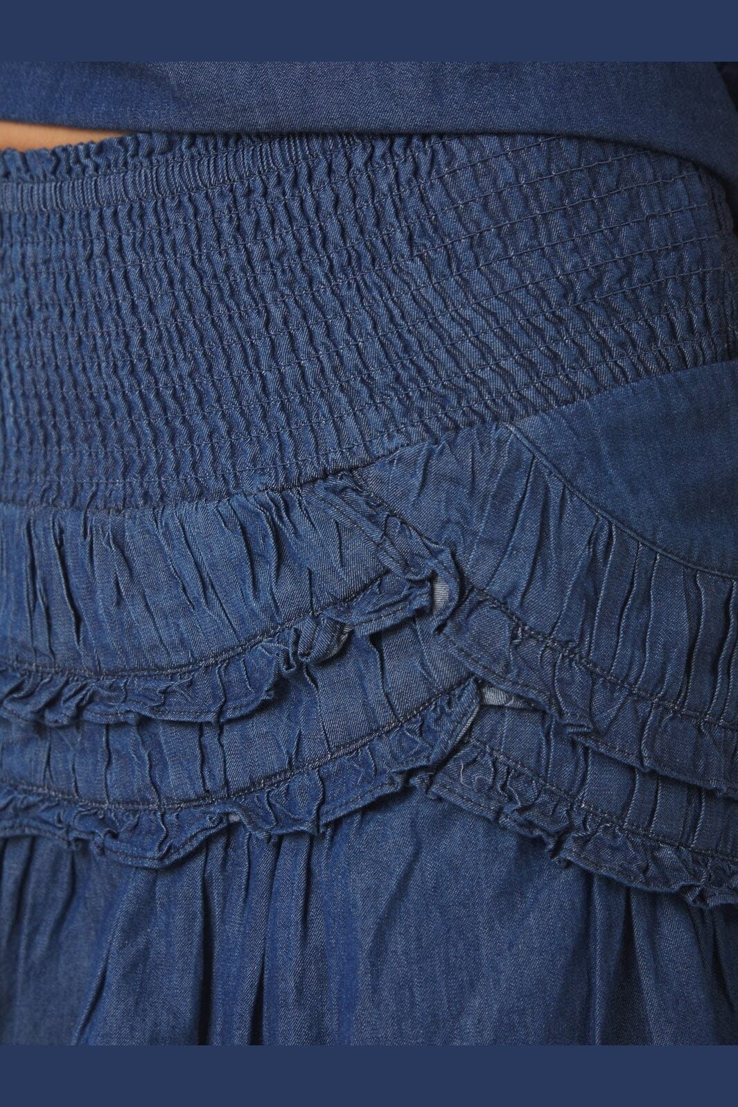 Neo Noir - Maliah Denim Skirt 168896 - 140 - Blue