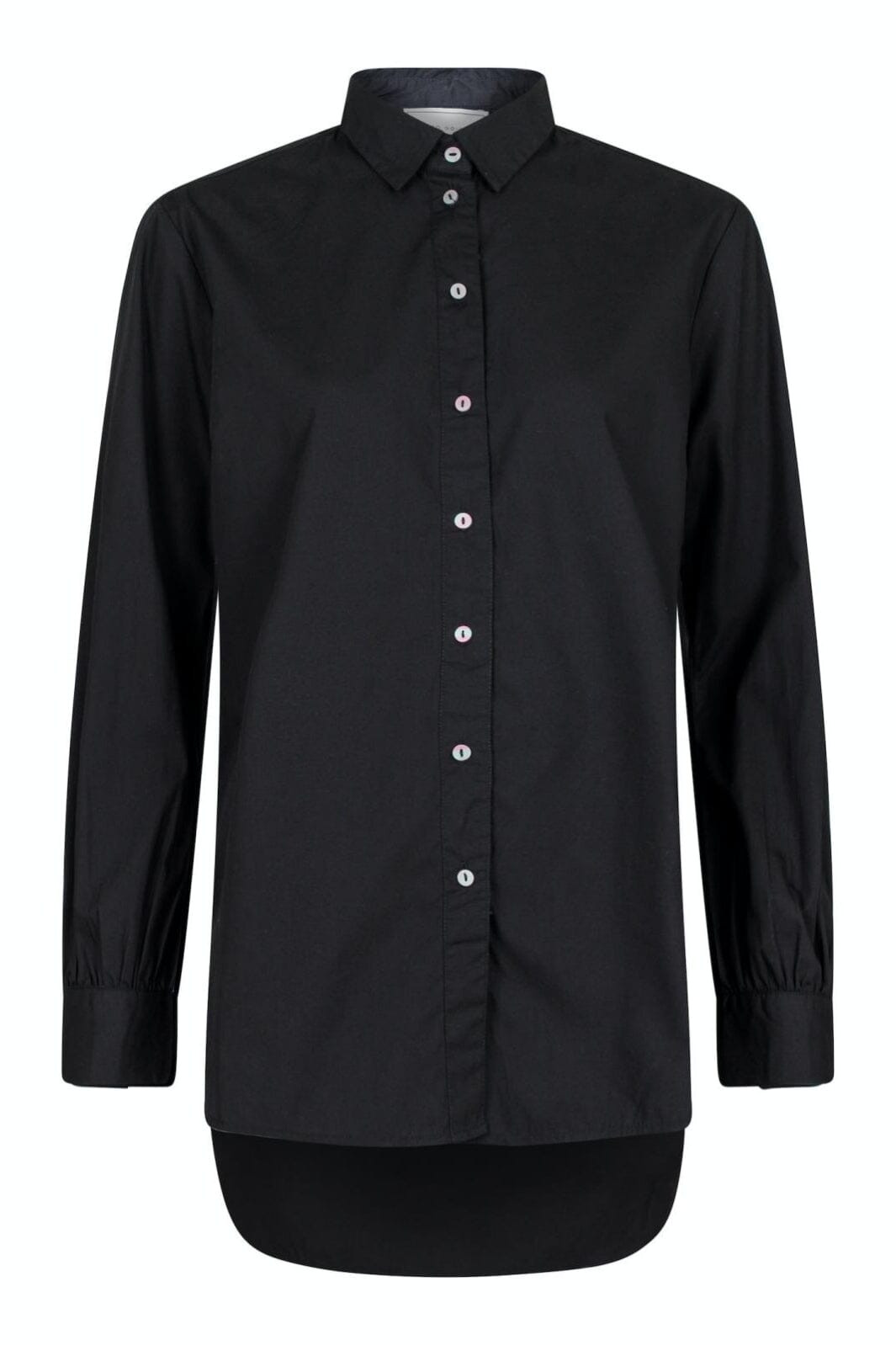 Neo Noir - Margit C Poplin Shirt - Black Skjorter 