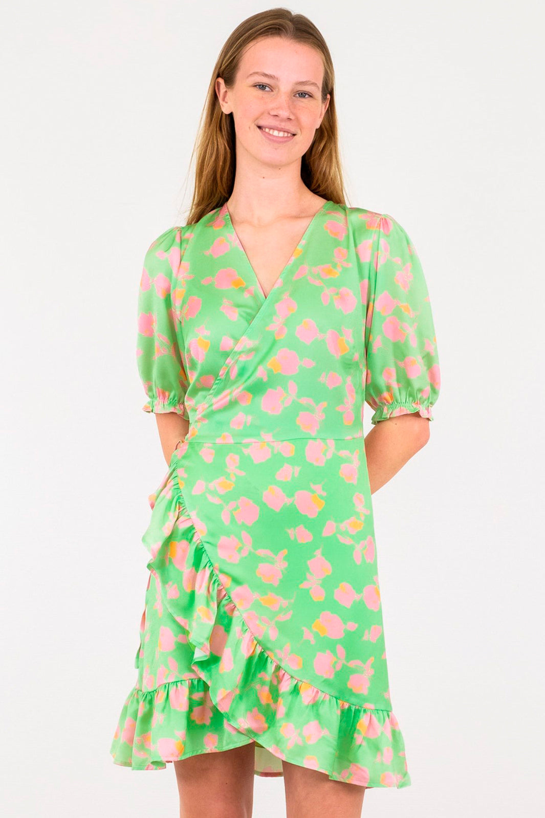 Neo Noir - Marsa Love Rose Dress - Light Green Kjoler 