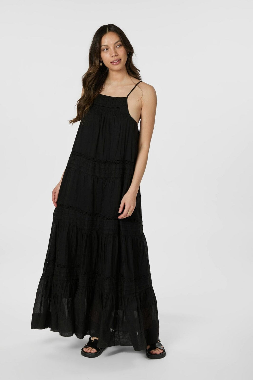 Neo Noir - Martina S Voile Dress 165427 - 100 - Black