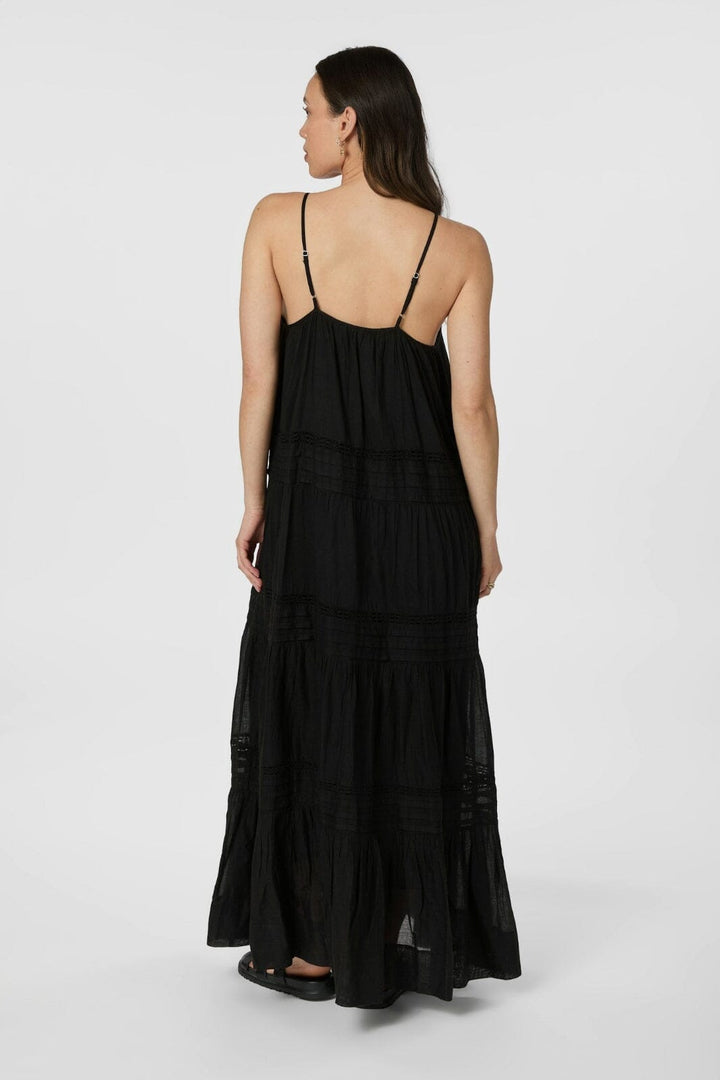 Neo Noir - Martina S Voile Dress 165427 - 100 - Black