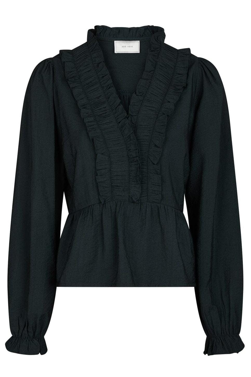 Neo Noir - Melfy Structure Blouse 166695 - 141 - Navy