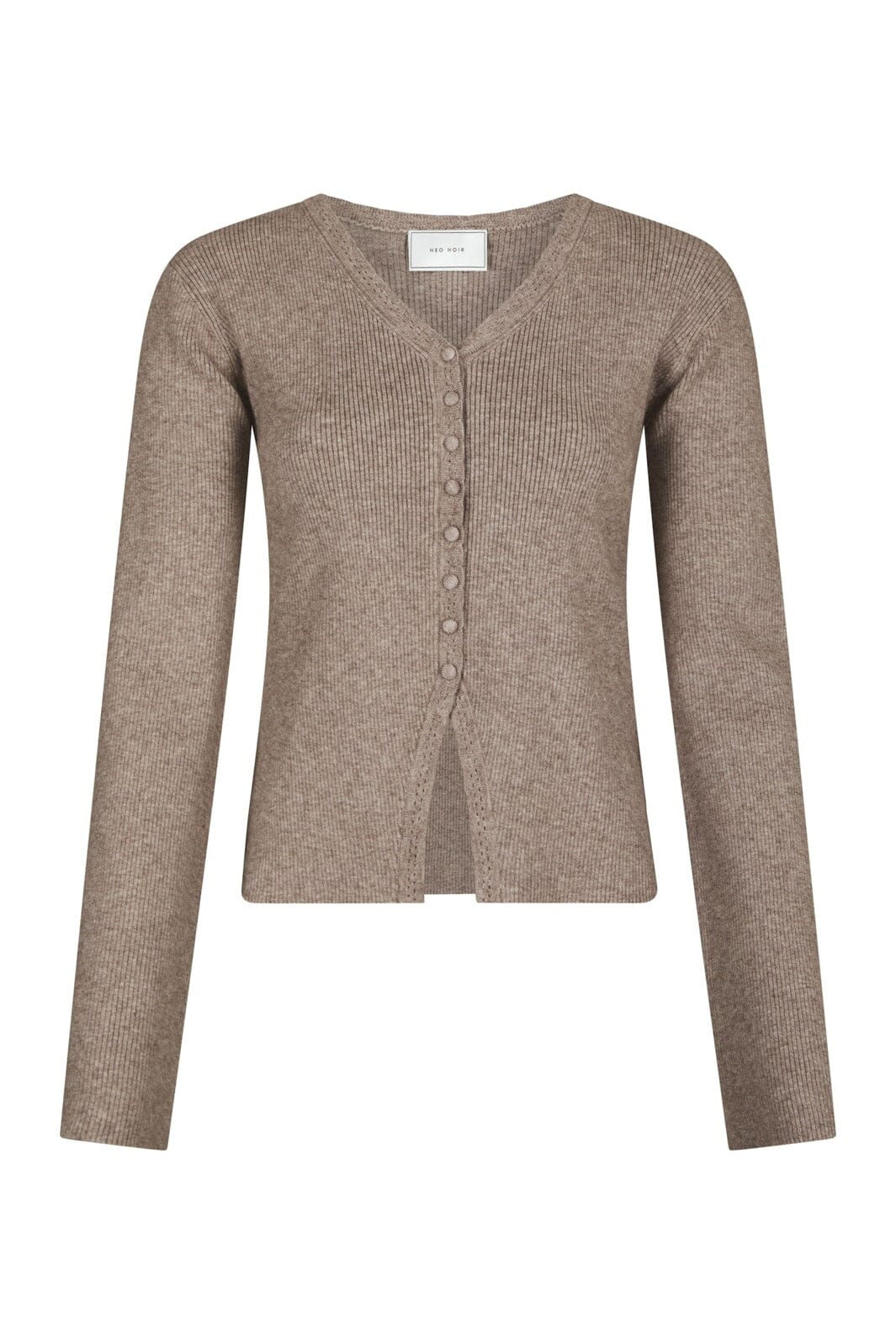 Neo Noir - Melia Knit Cardigan 170717 - 119 - Sand Melange