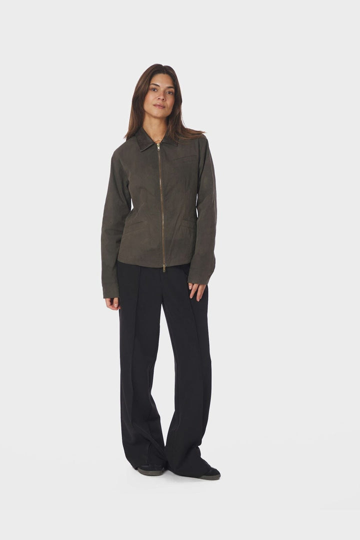 Neo Noir - Mexa Coated Jacket 166193 - 157 - Dusty Army