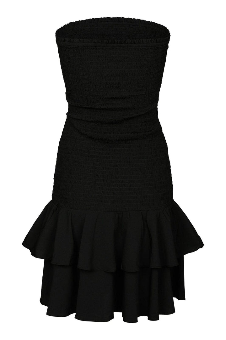Neo Noir - Mikka Solid Smock Dress 165497 - 100 - Black