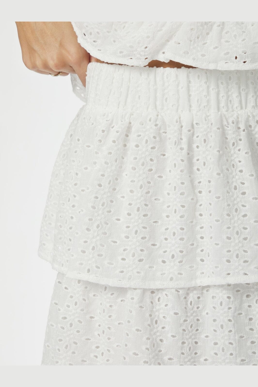 Neo Noir - Morris Emb Skirt 167911 - 121 - Off White