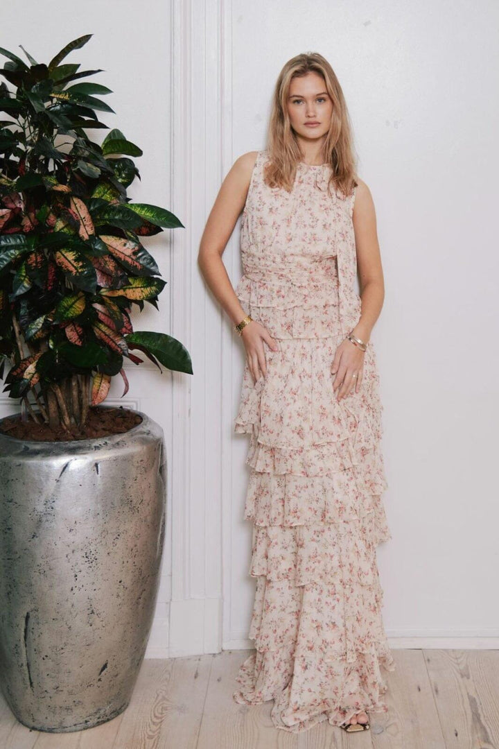 Neo Noir - Morris Meadow Printed Skirt 166447 - 122 - Creme Nederdele 