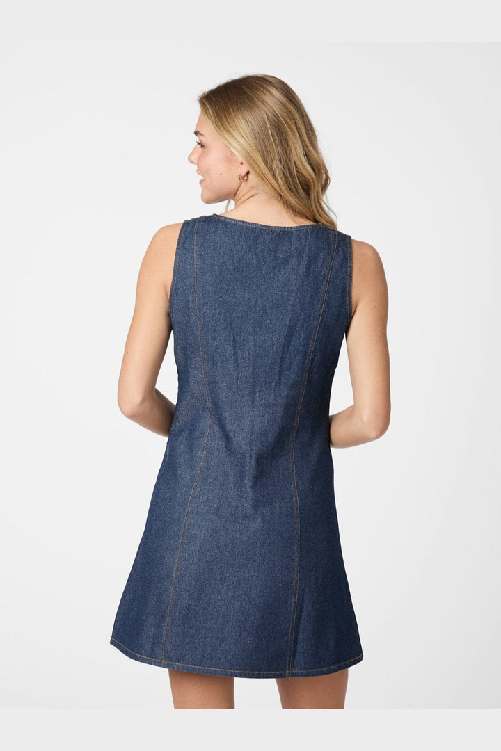 Neo Noir - Nava Denim Dress 164290 - 534 - Dark Blue