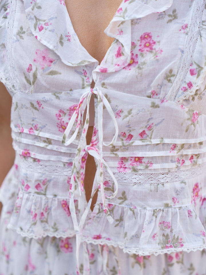 Neo Noir - Netali Spring Flower Top 168728 - 121 - Off White Skjorter 