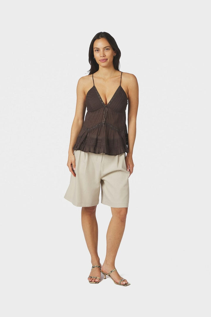 Neo Noir - Nika Structure Shorts 164538 - 122 - Creme