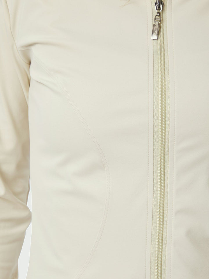 Neo Noir - Nolana Zip Blouse 167175 - 124 - Ivory Bluser 