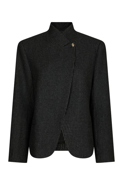 Neo Noir - Paria Check Blazer 170226 - 104 - Dark Grey