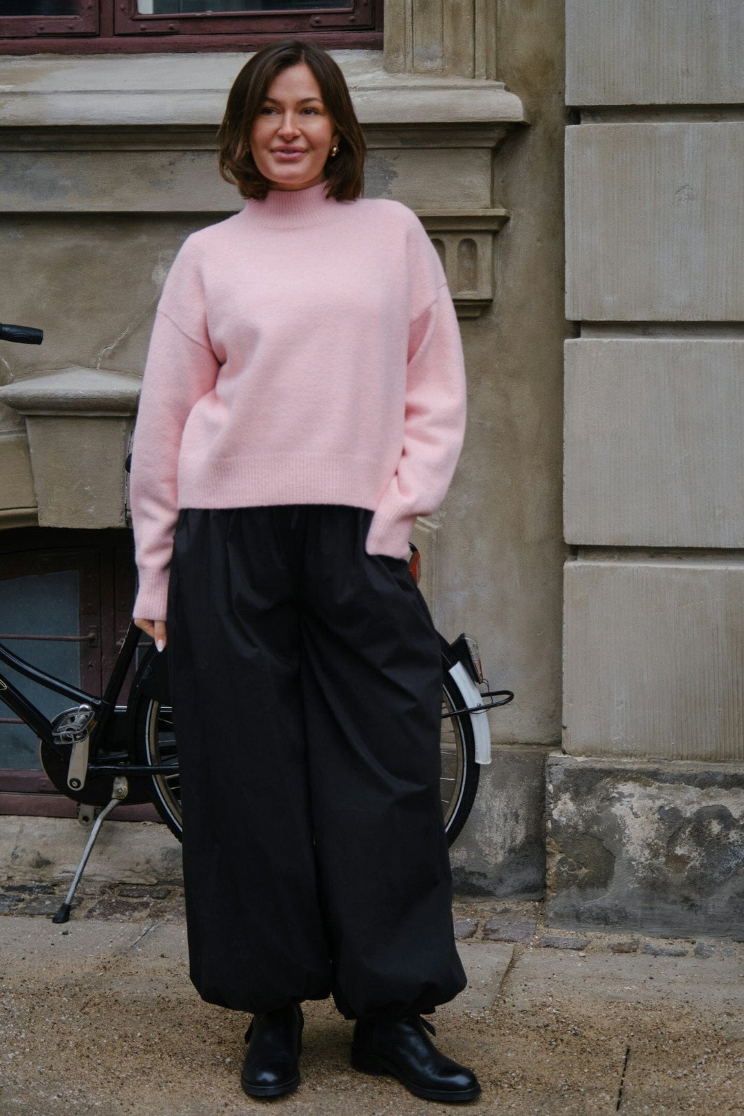 Neo Noir - Paulina Knit Blouse 159703 - 754 - Light Pink Strikbluser 