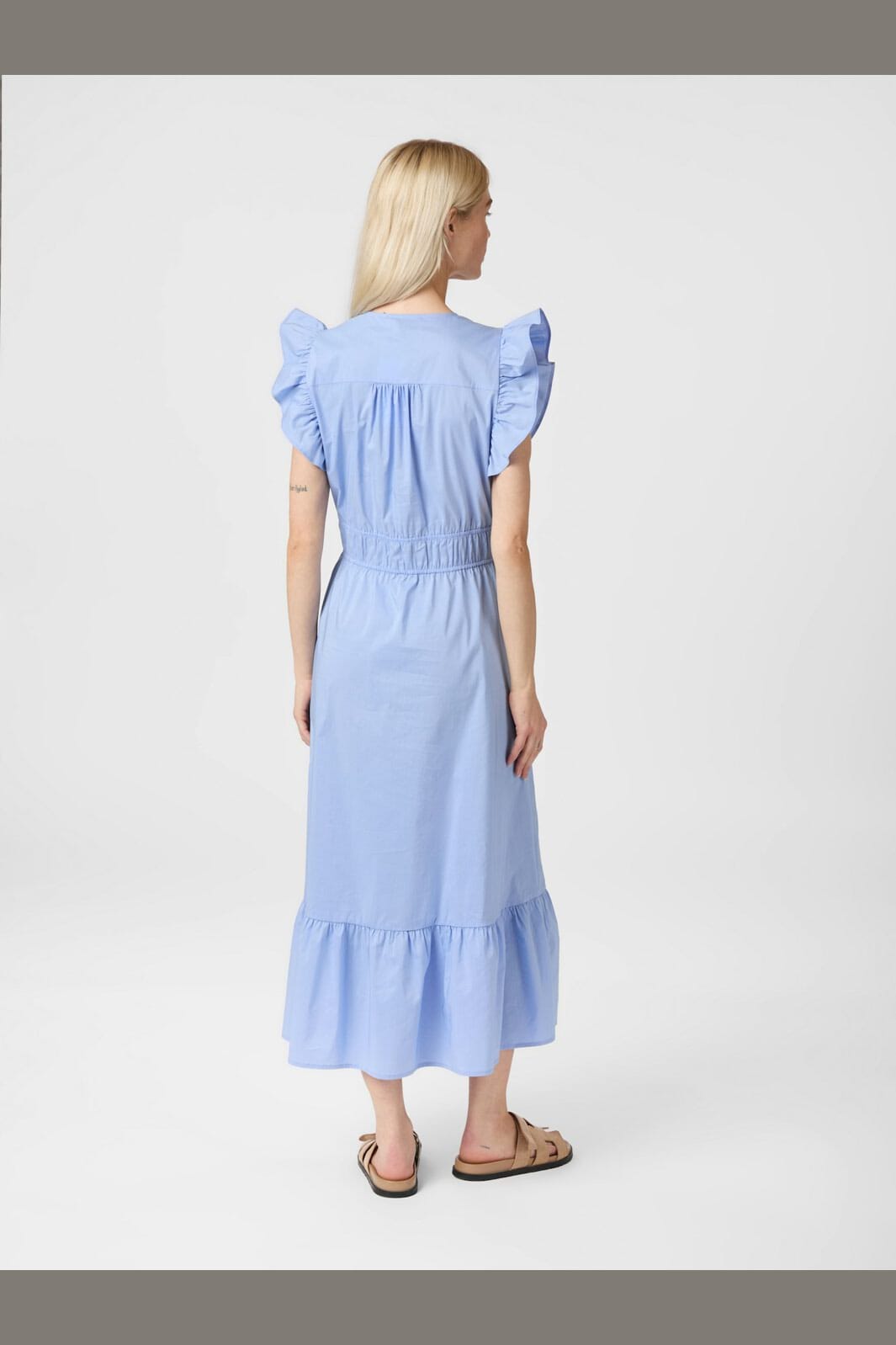 Neo Noir - Pollana Poplin Dress 160661 - 554 - Sky Blue