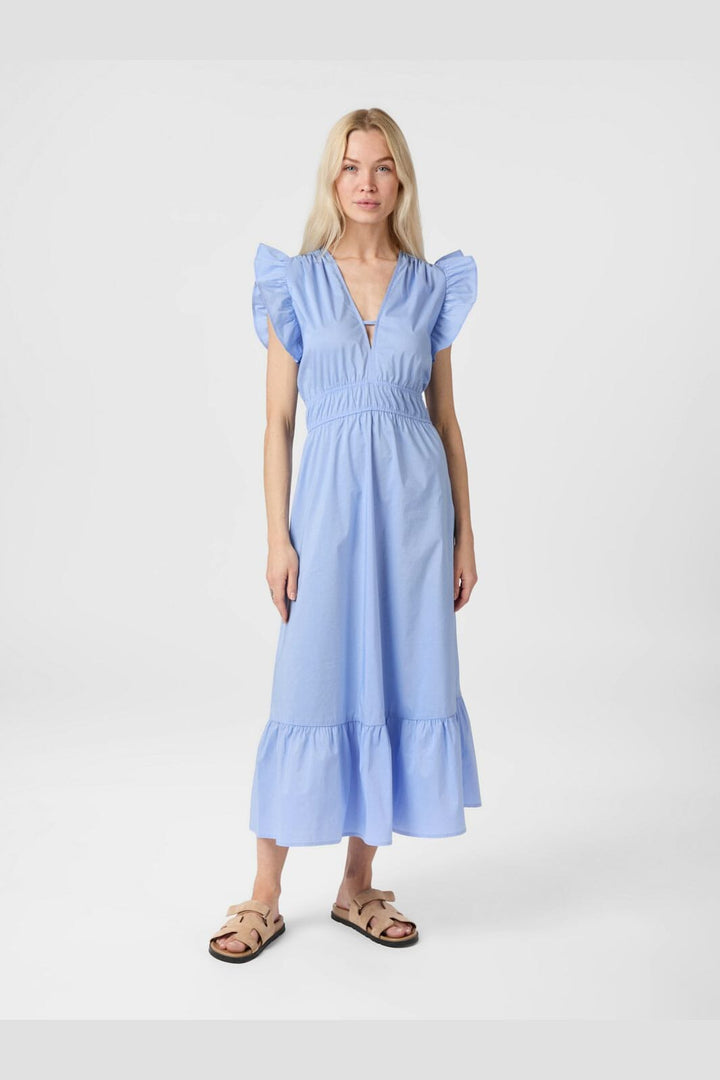 Neo Noir - Pollana Poplin Dress 160661 - 554 - Sky Blue