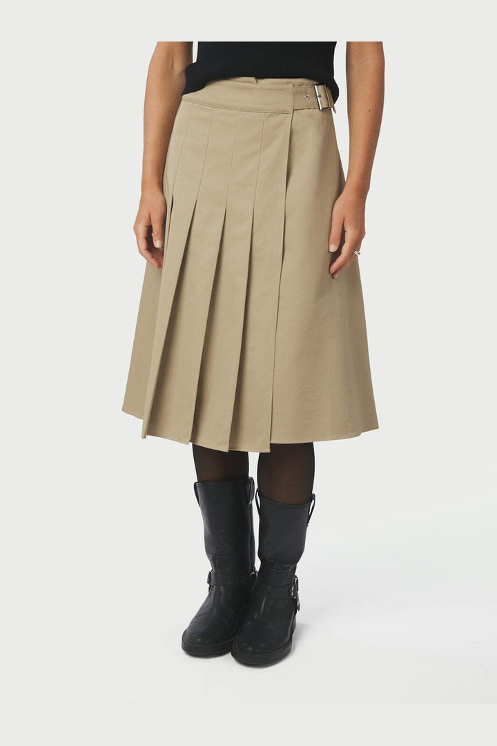 Neo Noir - Prisilla Twill Skirt 167273 - 214 - Taupe