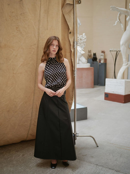 Neo Noir - Raya Faux Leather Skirt 167137 - 100 - Black Nederdele 