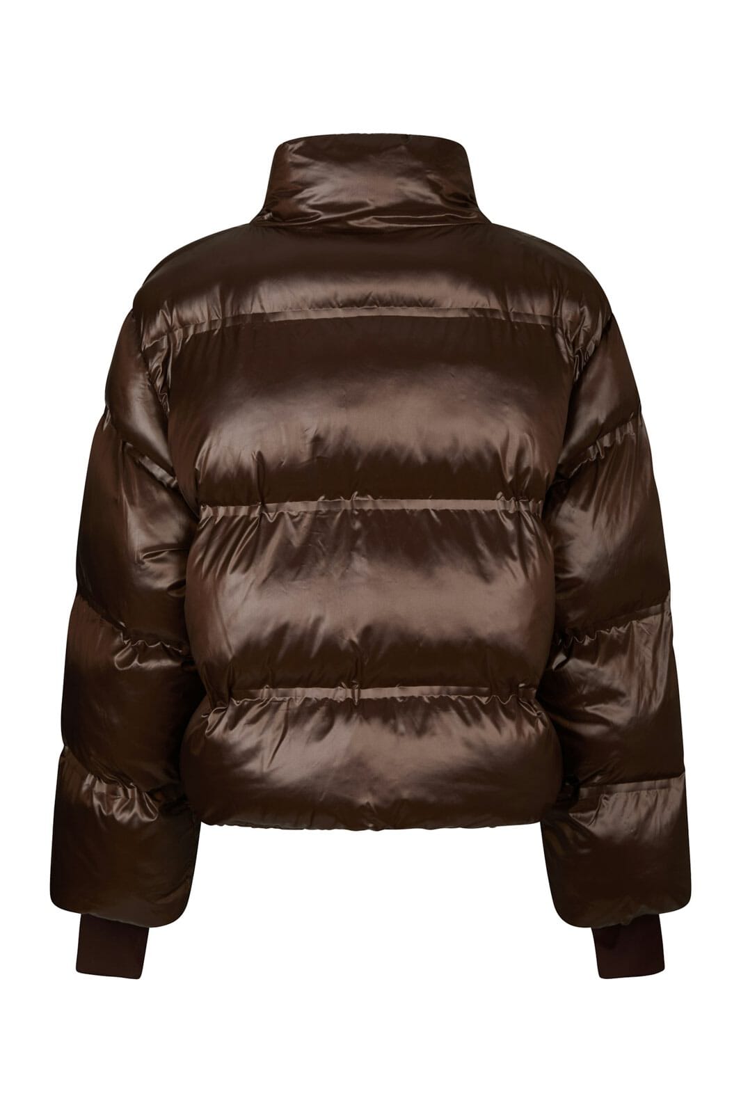 Neo Noir - Rhea Shiny Puffer Jacket 165094 - 676 - Dark Brown