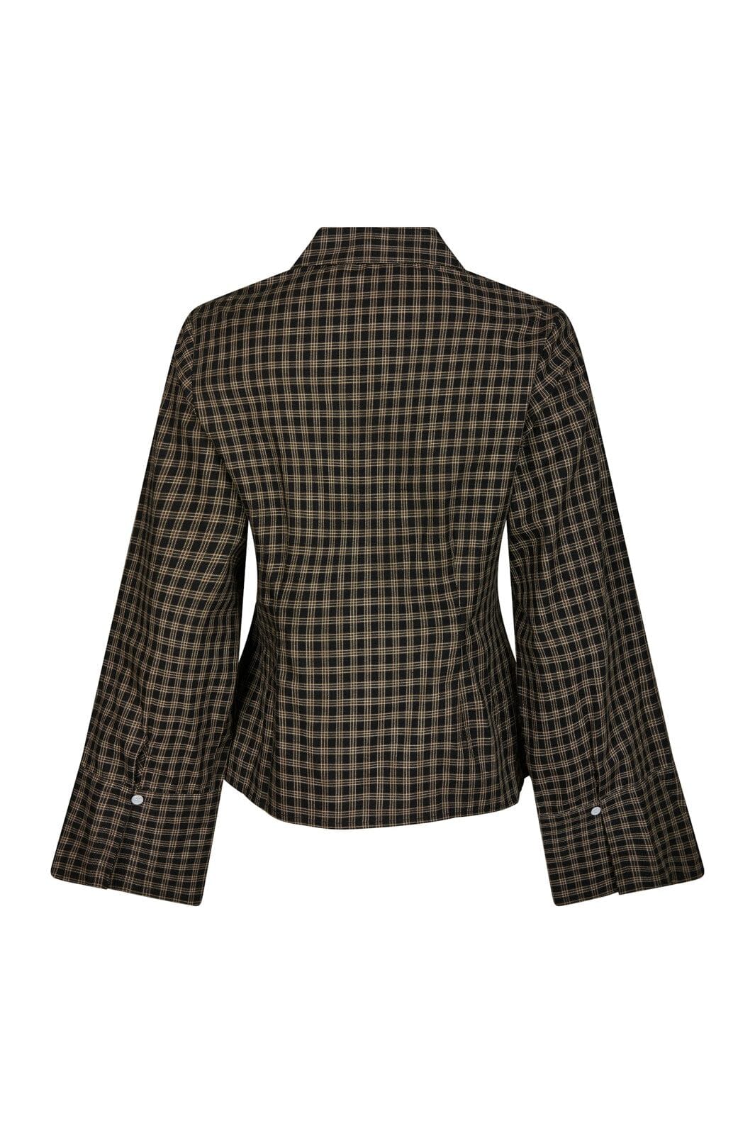 Neo Noir - Rosa Mini Check Shirt 167089 - 100 - Black