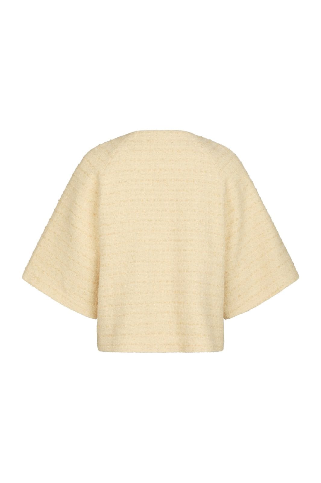 Neo Noir - Rosella Boucle Mini Jacket 166488 - 191 - Light Yellow