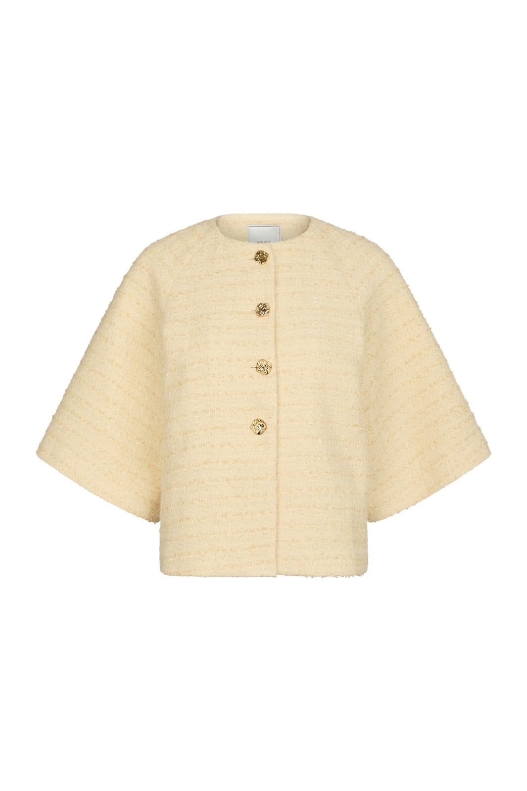 Neo Noir - Rosella Boucle Mini Jacket 166488 - 191 - Light Yellow