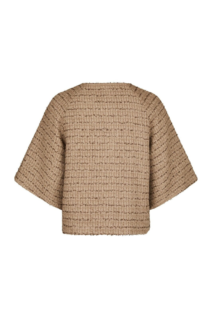 Neo Noir - Rosella Boucle Mini Jacket 166488 - 214 - Taupe
