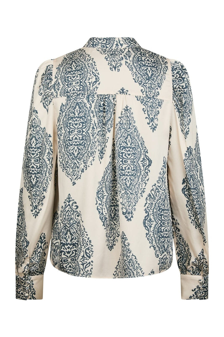 Neo Noir - Rosslyn Paisley Drop Blouse 163976 - 122 - Creme