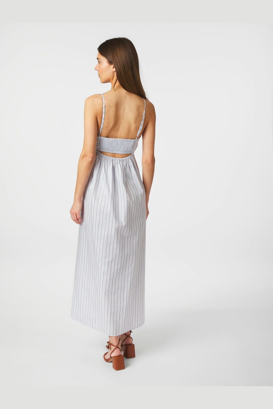 Neo Noir - Savani Stripe Dress 165479 - 145 - Light Blue