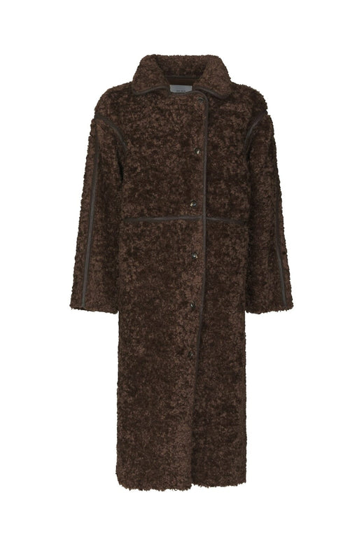 Neo Noir - Senta Faux Fur Coat 168325 - 676 - Dark Brown