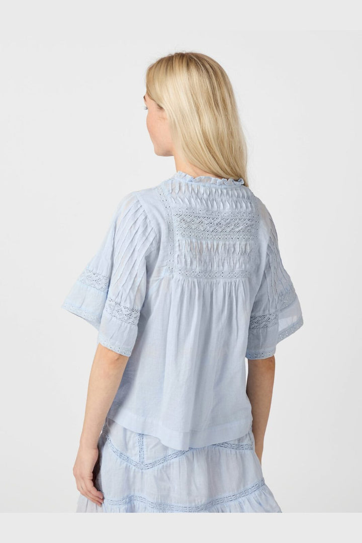 Neo Noir - Siama S Voile Blouse 164703 - 145 - Light Blue