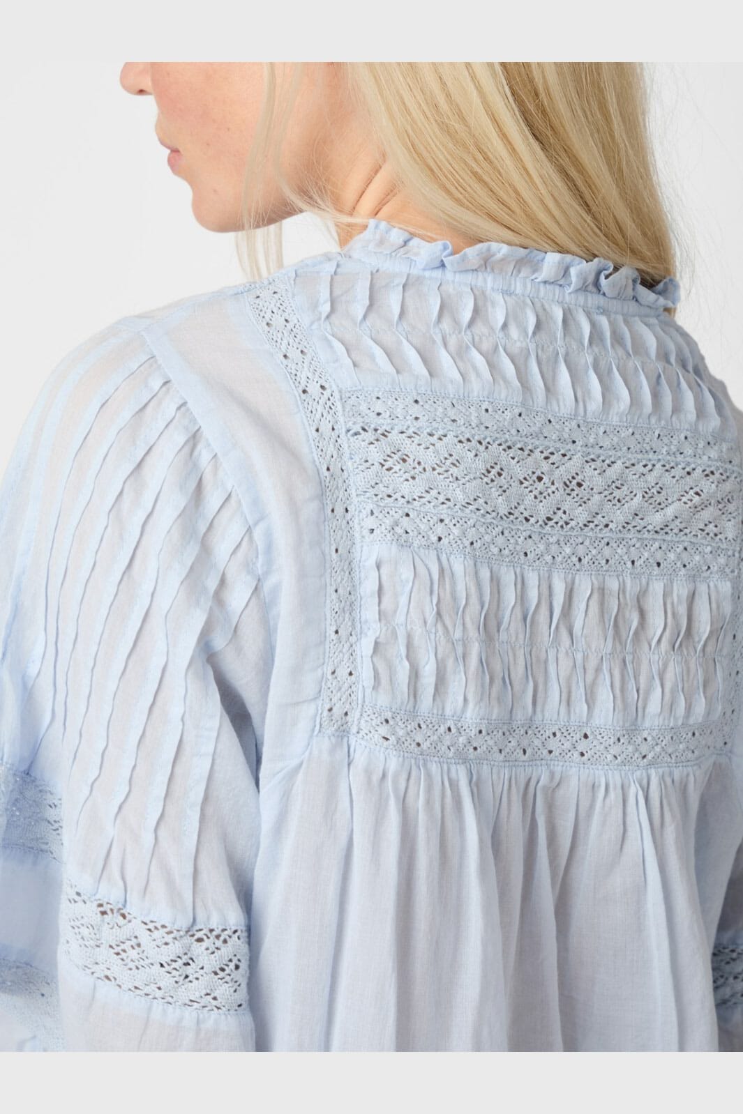 Neo Noir - Siama S Voile Blouse 164703 - 145 - Light Blue
