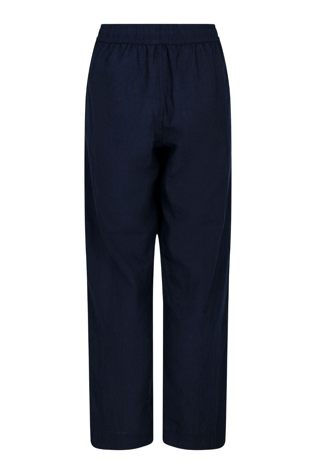 Neo Noir - Sonar Linen Pants - Navy Bukser 