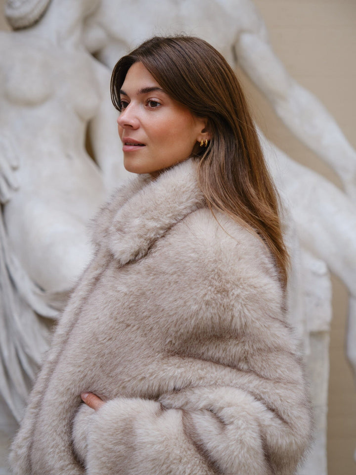 Neo Noir - Steff Faux Fur Jacket 165376 - 123 - Beige Jakker 