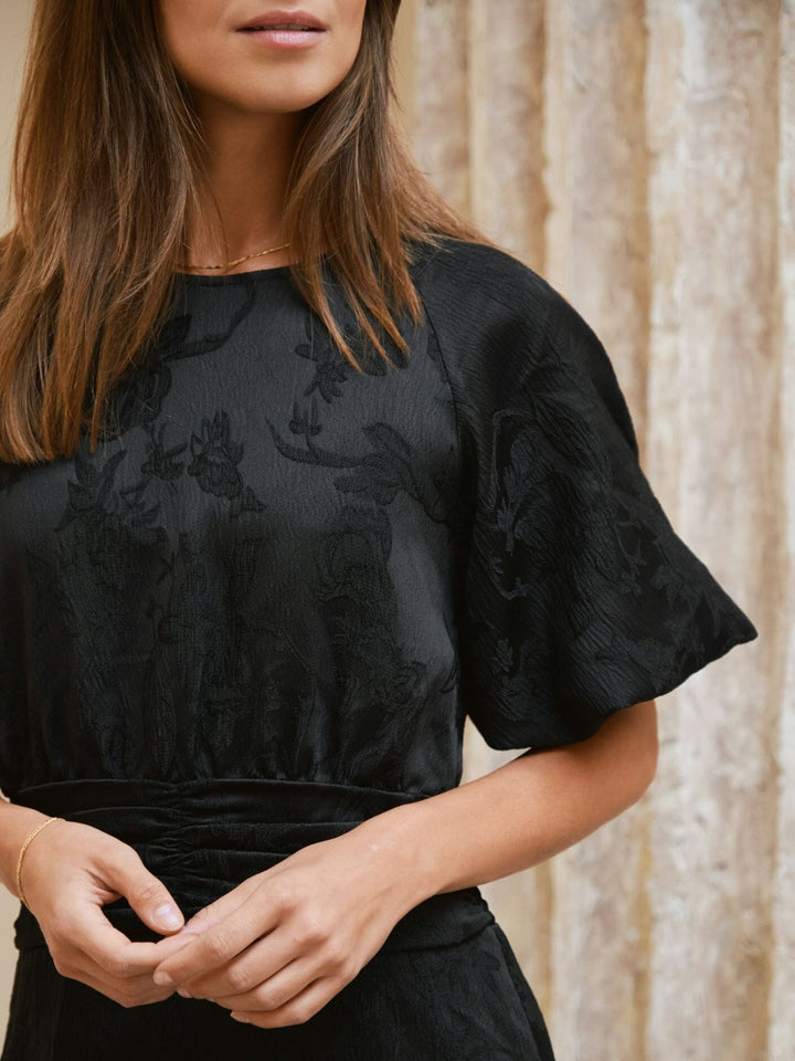 Neo Noir - Sulli Jacquard Dress 165010 - 100 - Black Kjoler 