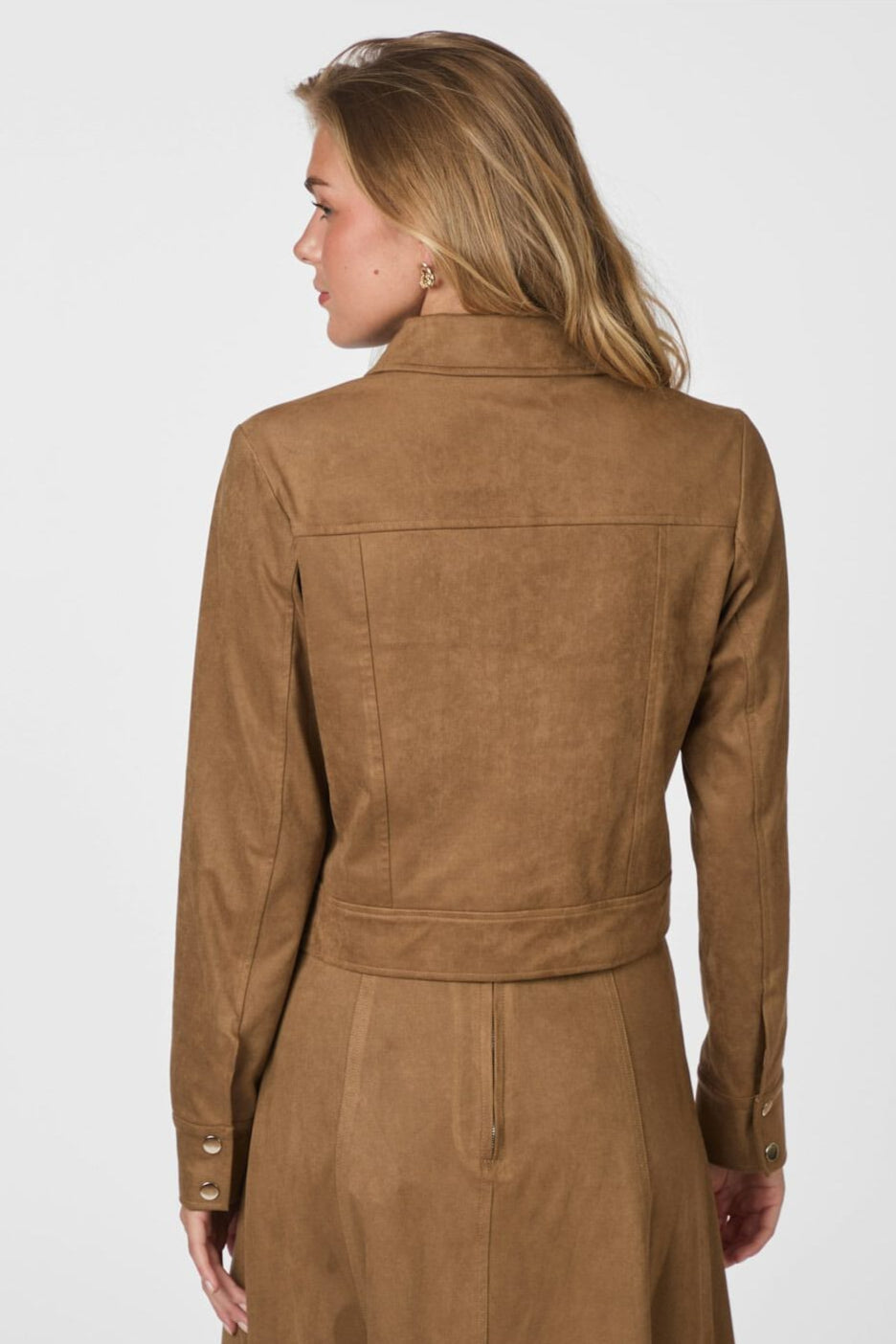 Neo Noir - Tamari Faux Suede Jacket 164712 - 604 - Cognac