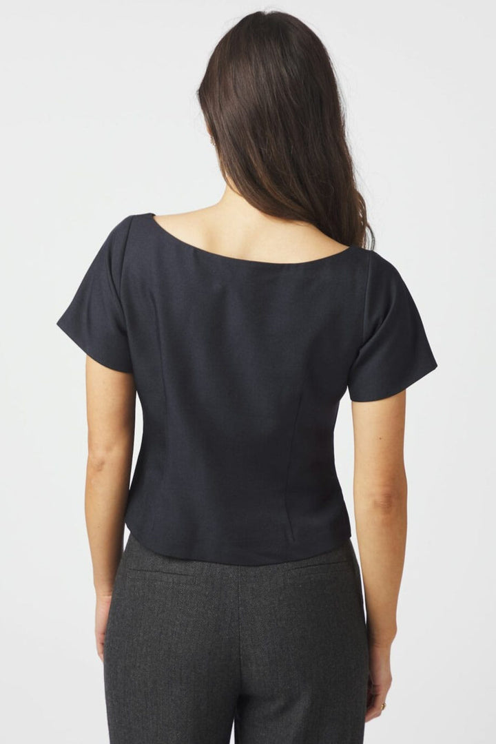 Neo Noir - Tango Structure Top 165513 - 702 - Dark Navy