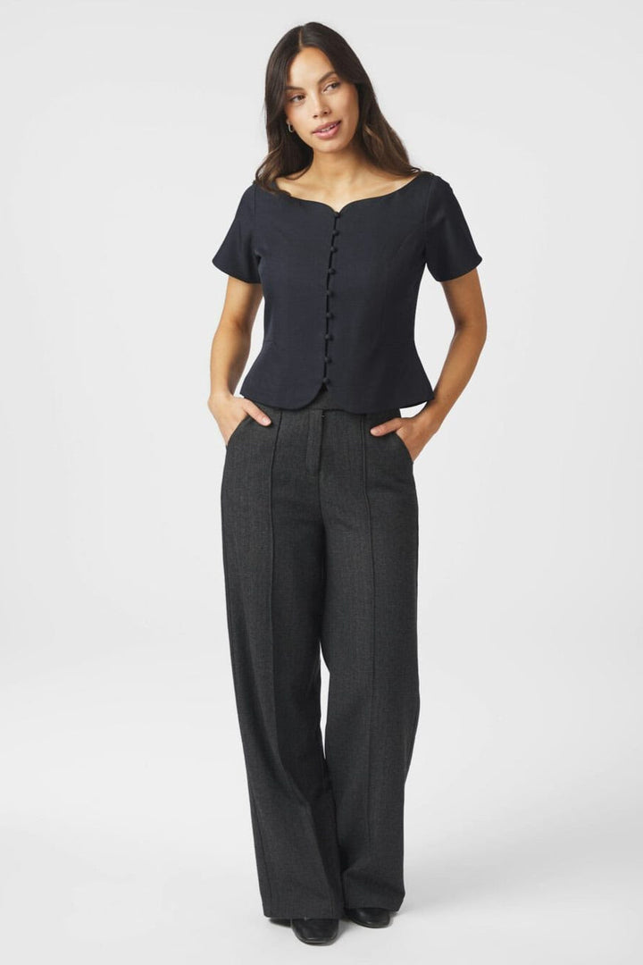 Neo Noir - Tango Structure Top 165513 - 702 - Dark Navy