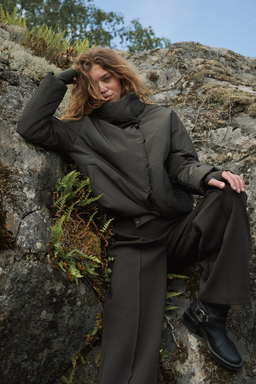 Neo Noir - Una Clean Jacket 168479 - 676 - Dark Brown Jakker 