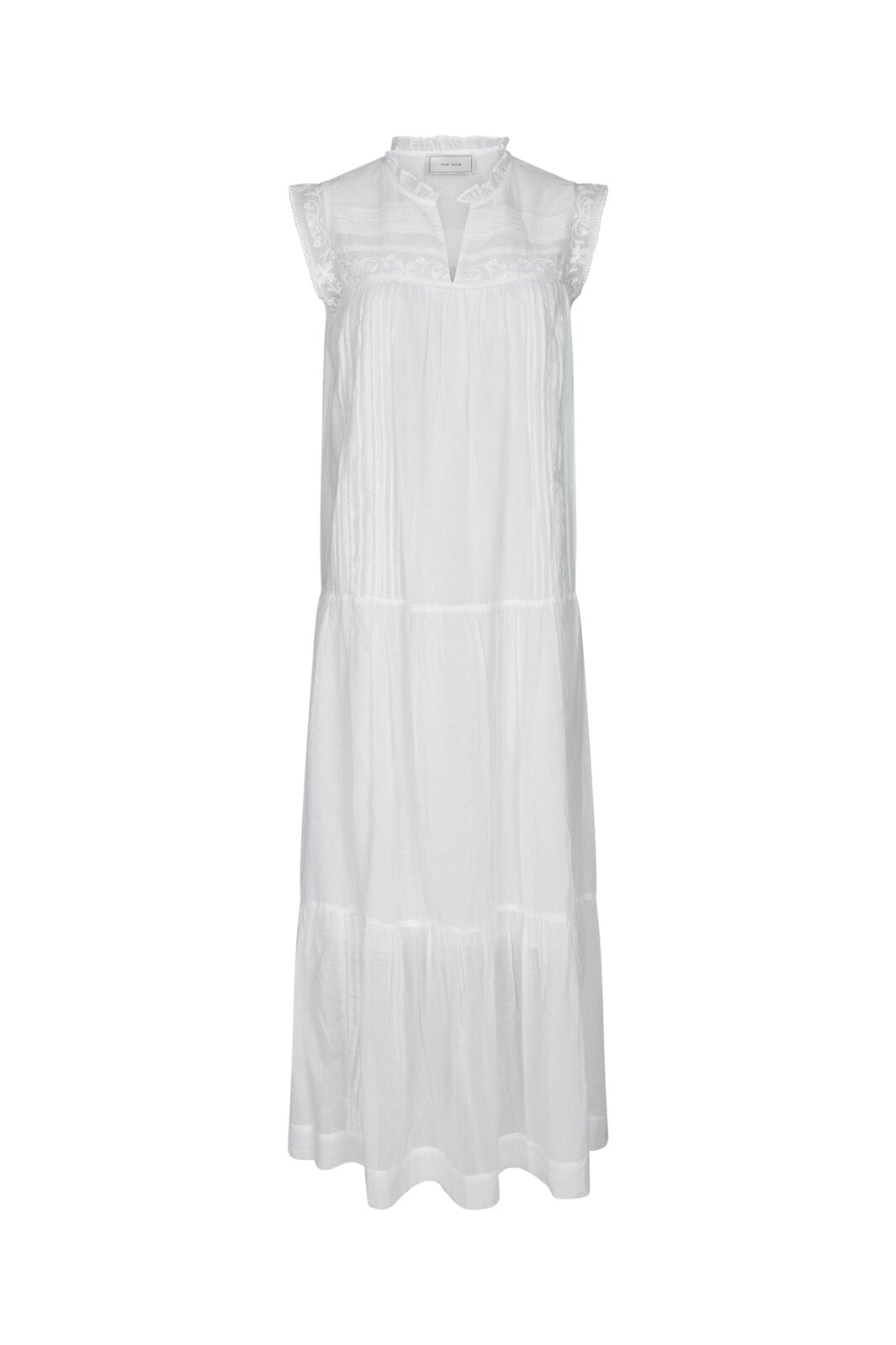 Neo Noir - Veana S Voile Maxi Dress 169064 - 120 - White