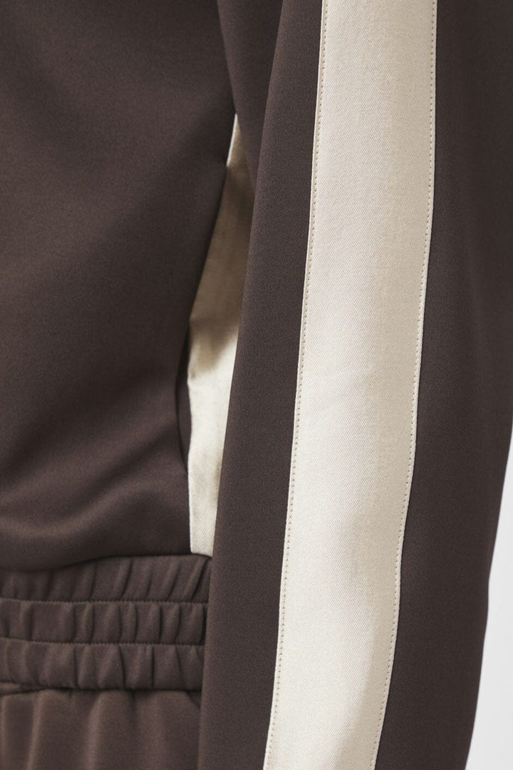 Neo Noir - Vera Track Suit Blouse 164247 - 676 - Dark Brown