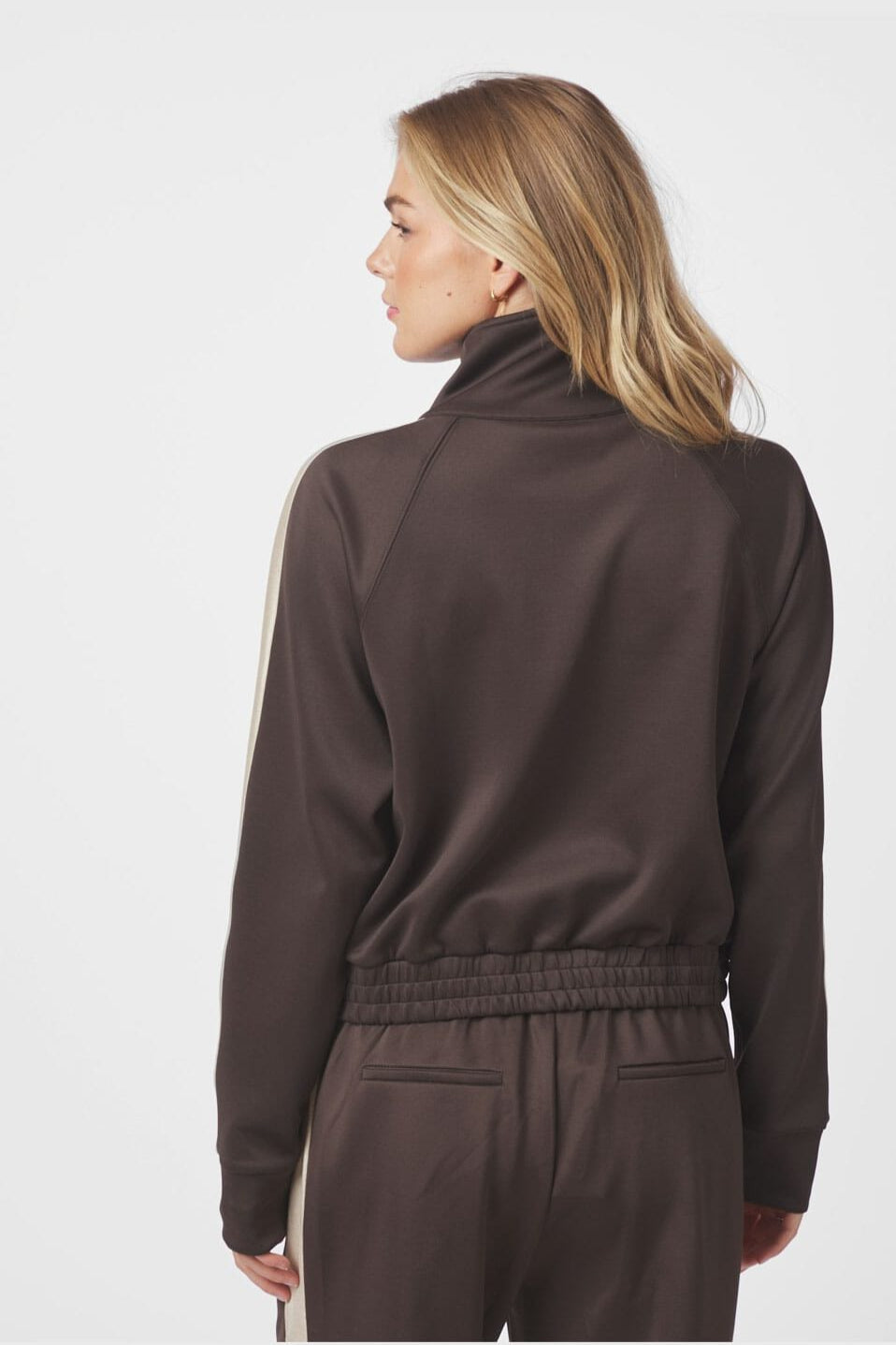 Neo Noir - Vera Track Suit Blouse 164247 - 676 - Dark Brown